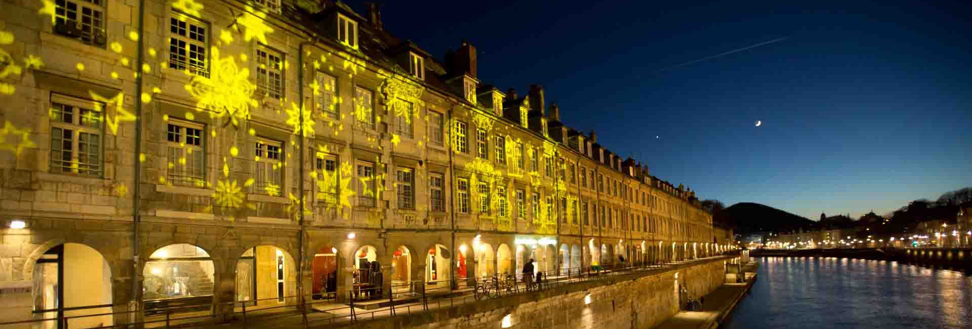 Besançon by night